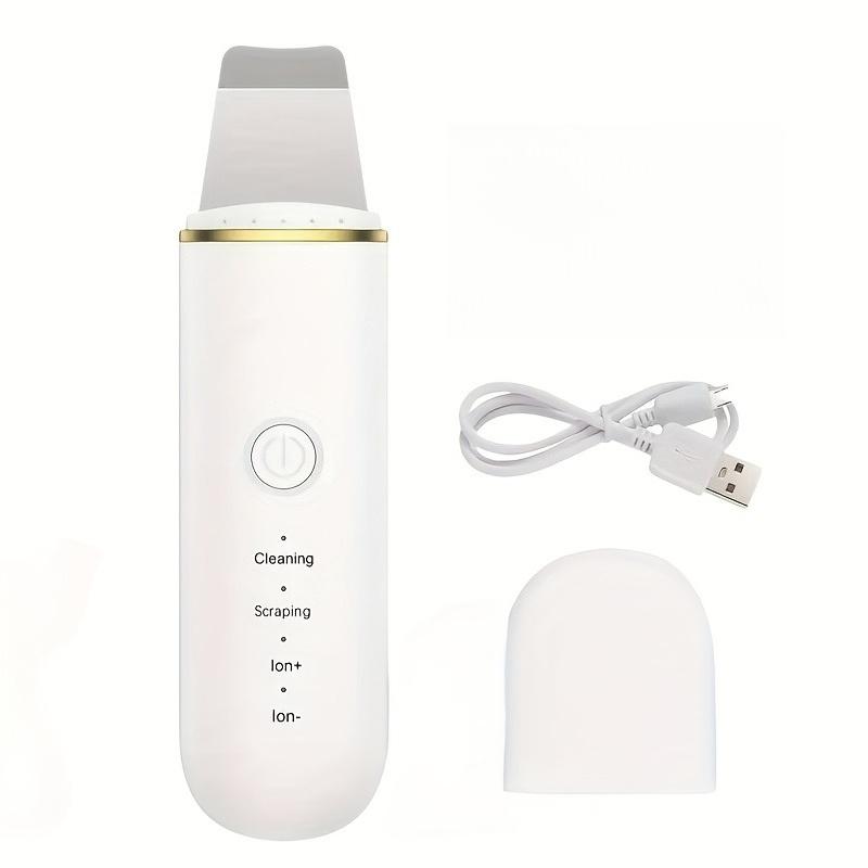 1Pc Fan Facial Deep Cleansing Beauty Instrument - USB Rechargeable Electric Facial Cleanser, used for facial deep pore cleansing and skin care