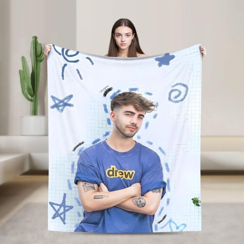 Fede V-Vigevani Warm Soft Blankets Girls Boys Plush Throw Blanket Pattern Couch Bed Flannel Bedspread Sofa Bed Cover
