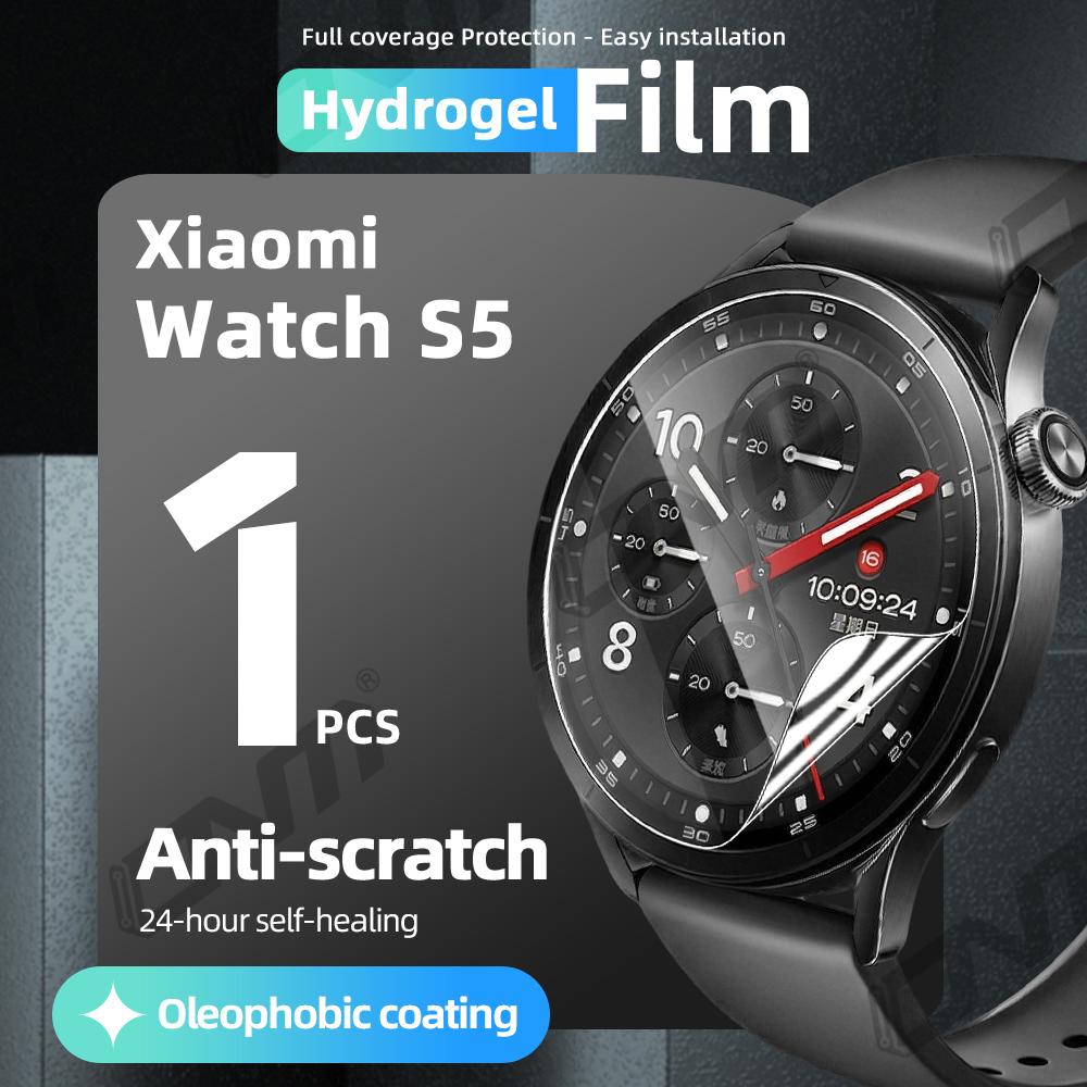 SOFT Protection Film For Xiaomi Mi Watch S5 46mm Screen Protector Clear HD Flexible Anti-scratch Film Accessories (NOT GLASS)