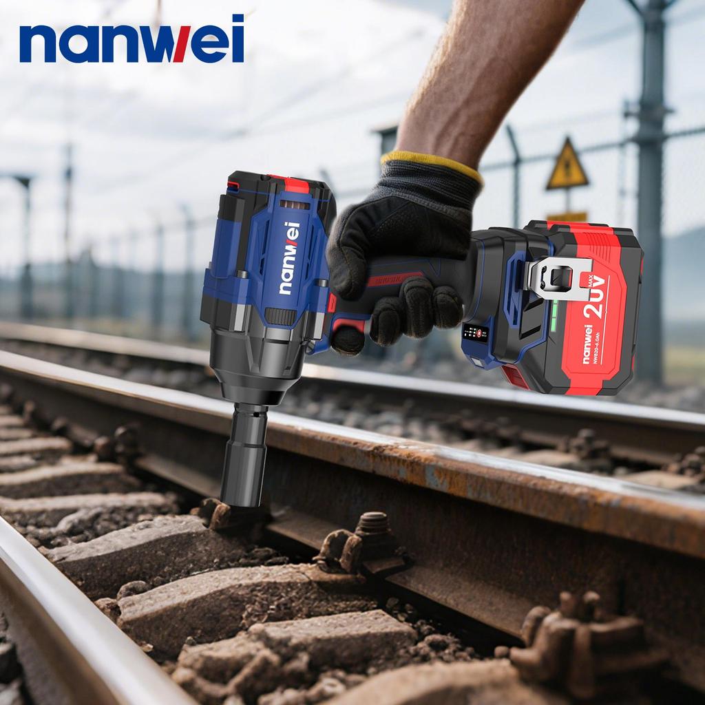 NANWEI 800N Electric Impact Wrench, Size 1/2, Adjustable Torque 500N/600N/800N