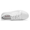 Men's Breathable White Leather Mesh Shoes - Korean Style Casual Flats, Sizes 37-46