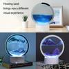 LED RGB Sandscape Lamp 3D Moving Sand Art Frame Night Light with Remote with 16 Colors Hourglass Light 3D Deep Sea Display