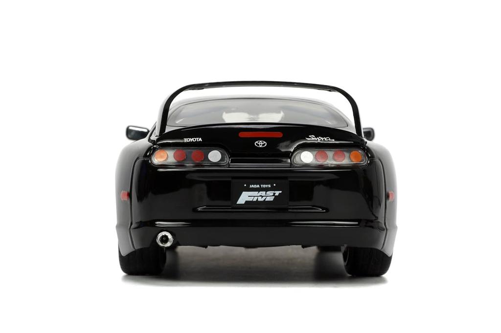 Kyosho Jada Toys Fast Furious Series Scale 5 Toyota Supra 1995 Gloss Black Finished Model JADA33380 & 1/24 F&F