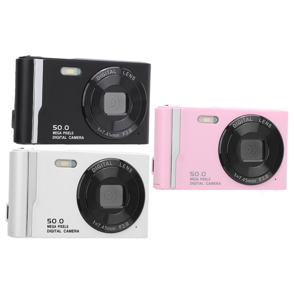 4K 50MP Digital Camera HD 16x Digital Zoom 2.8 Inch LCD Screen Anti Shake Autofocus Retro Compact Sm