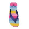 Lazy Jacks Girls Block Stripe Flip Flops