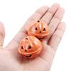Material Pumpkin Head Shape Hanging Ornaments Halloween Decor Kid Gift Pumpkin Bells Metal Bell