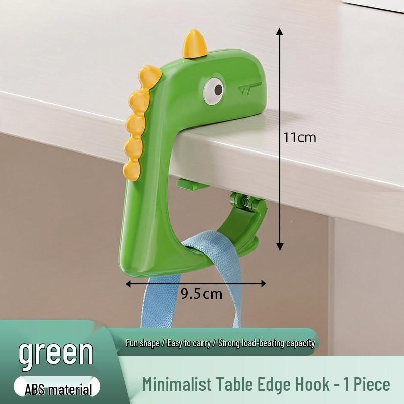 Portable No-Punch Desk Hook: Movable Backpack & Bag Hanger