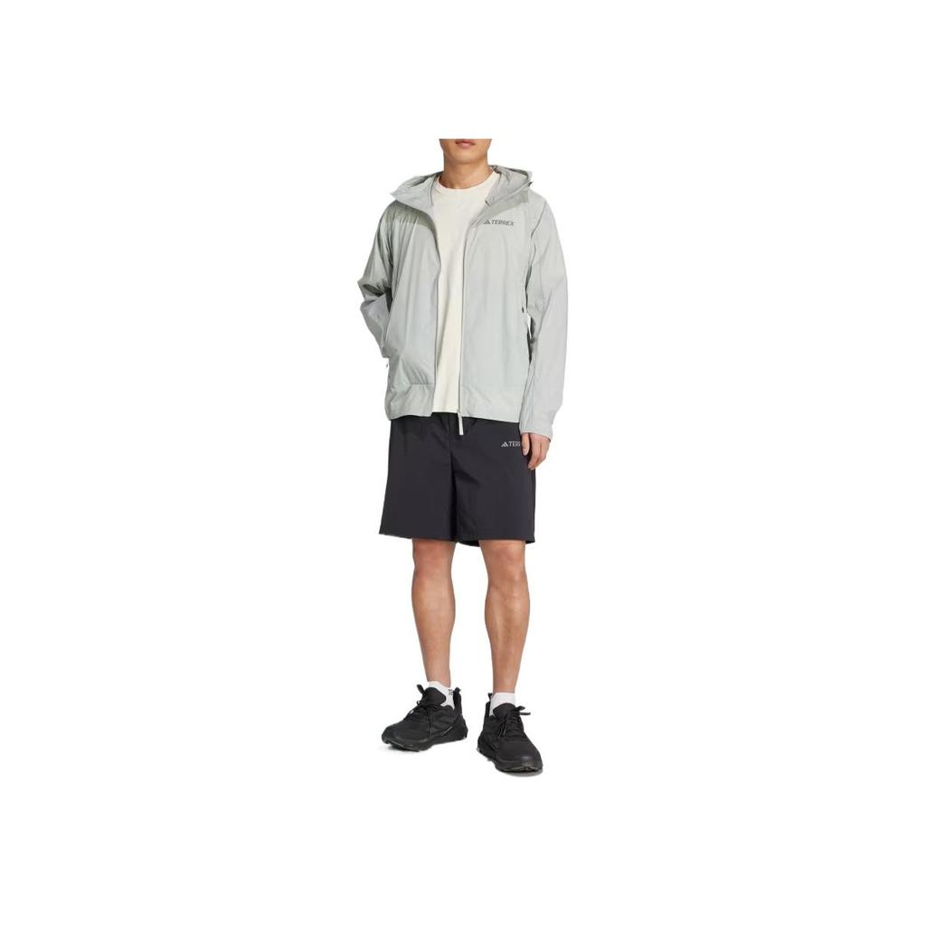 Adidas Multi Wind Ready Comfortable Casual Simple Versatile Jacket Men Jacket Miracle-Silver JD3504