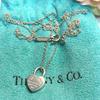 Used TIFFANY & Co. Return To Heart Lock Mini Necklace 925 Storage Bag