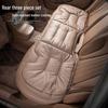 All-Season Stain-Resistant Leather Car Seat Cushion Set: Scratch & Wear-Resistant, Breathable