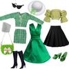 6-Point Fashion Doll Clothes & Handbag Set for 30cm BJD, Barbie, Fairy & Supermodel Dolls.