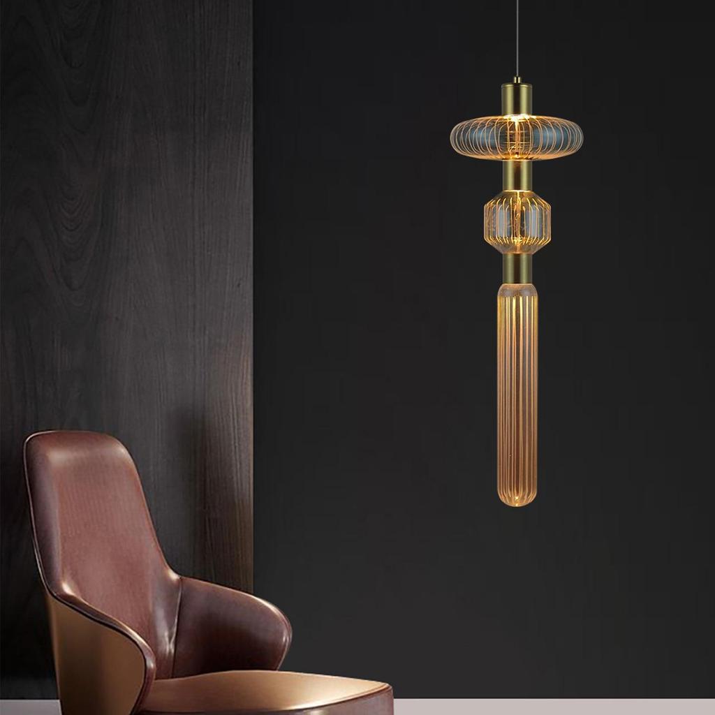 Nordic Modern Luxury Glass Chandelier for Living Room, Staircase, Restaurant, or Hotel