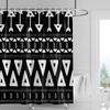 Decorazione casa tende da doccia bagno tessuto tenda impermeabile Soggiorno Moderno Nordico Moderno motivo geometrico semplice
