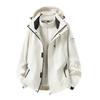 Men Women 3-in-1 Waterproof Windproof Hiking Jacket With Removable Down Liner Outdoor Trekking Camping Winter