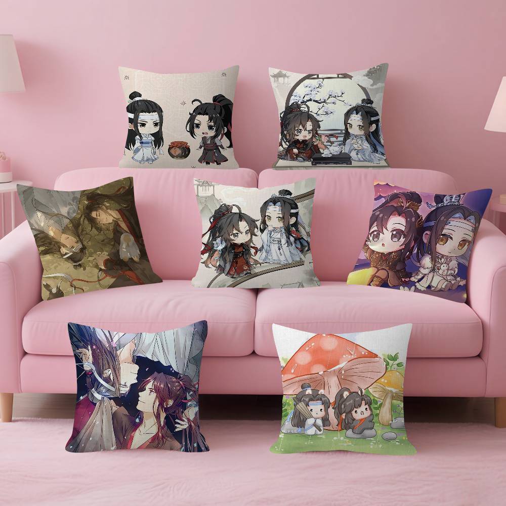 Anime Mo Dao Zu Shi Pillow Cover Sofa Cushion Cover Home Room Decoration Children Gift