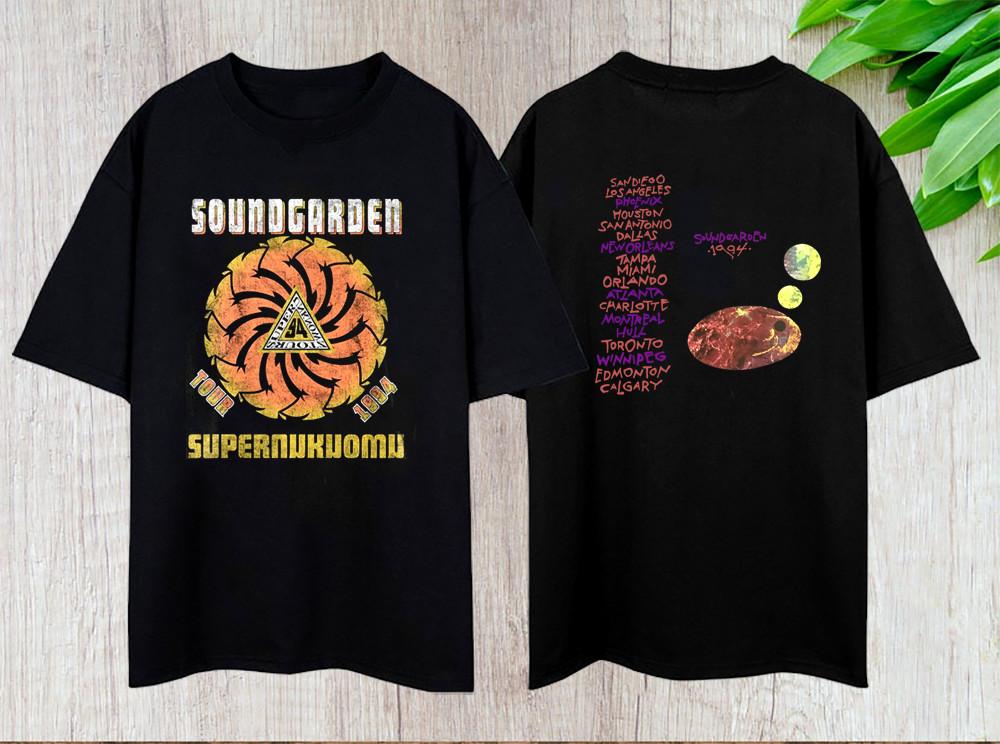 vintage Soundgarden Superunknown Tour noire toutes tailles chemise AH1109 L