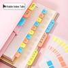 Index & Classification Transparent Writable Adhesive Stickers for Student Marking