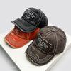New Men Women Retro Broken Style Printed Letters Baseball Hats Sunshade Personal Versatile Outdoor Peaked Caps Fashion Sports