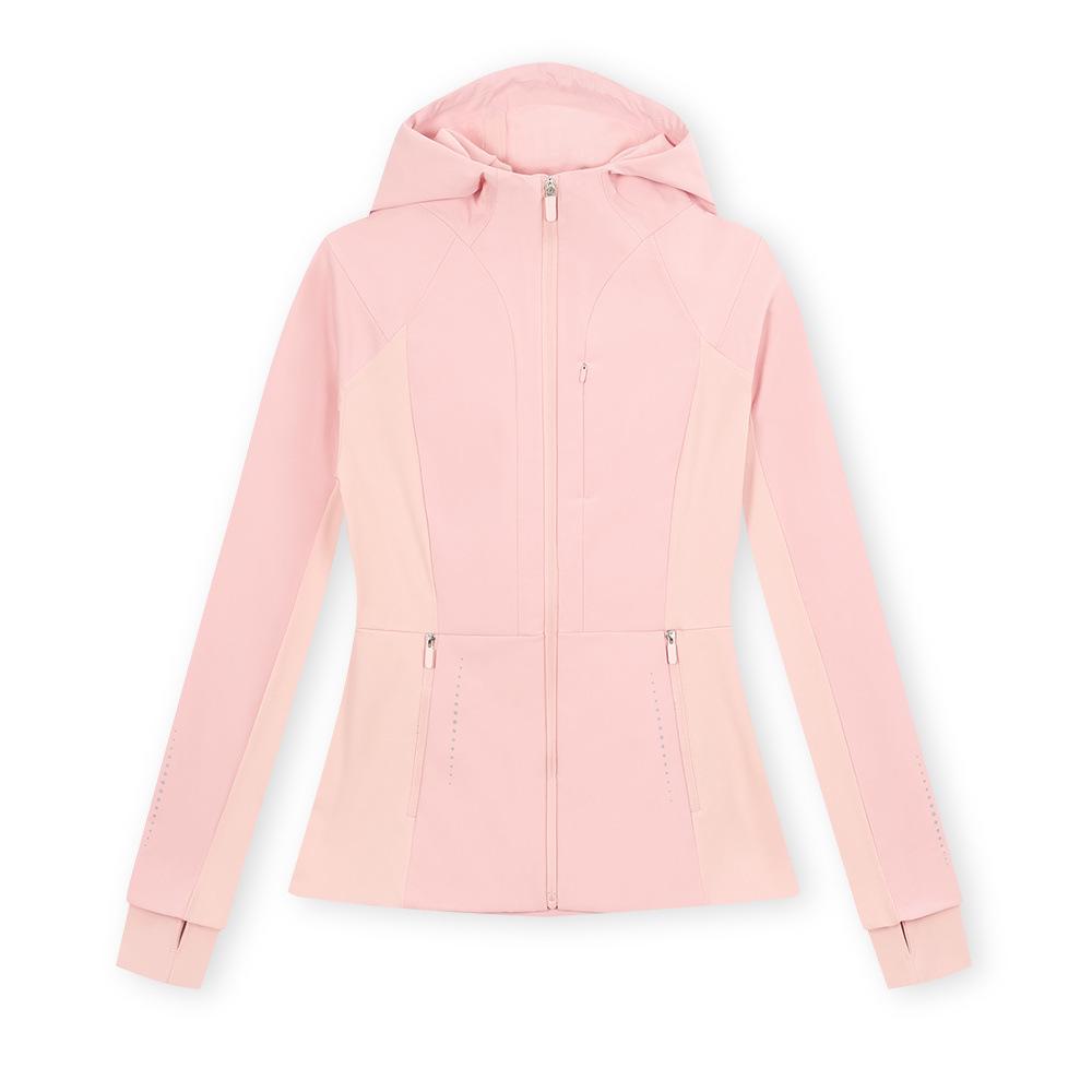 Lulu Original Women's Windproof Softshell Hooded Jacket for Yoga - Breathable Autumn/Winter Coat