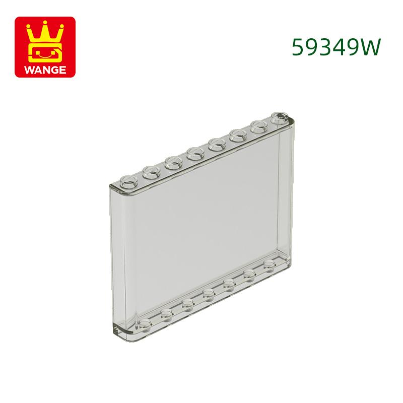 17Pcs/lot 59349 1x6x5 Houses Wall Construction Blocks MOC Accessories Works With Featuring Bricks Children Playthings Present Bo