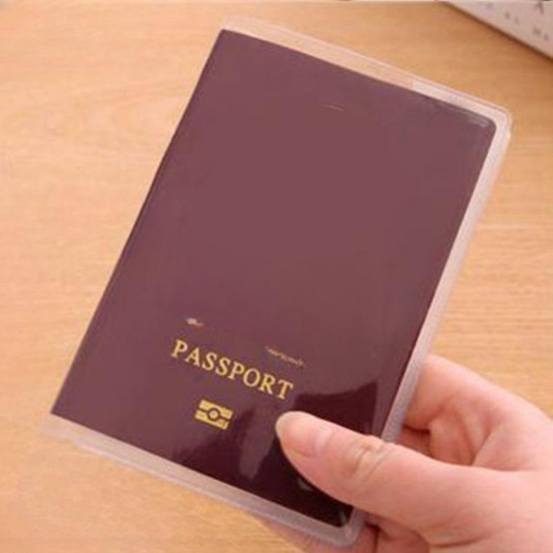 Passport Case Frosted Transparent Multi-functional Passport Case Card Case ID Card Case Travel Document Case