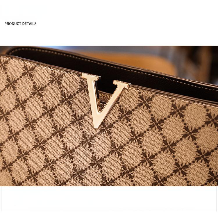 Women's Retro Printed Shell Bag, Fashion Chain Crossbody Shoulder Handbag for Ladies