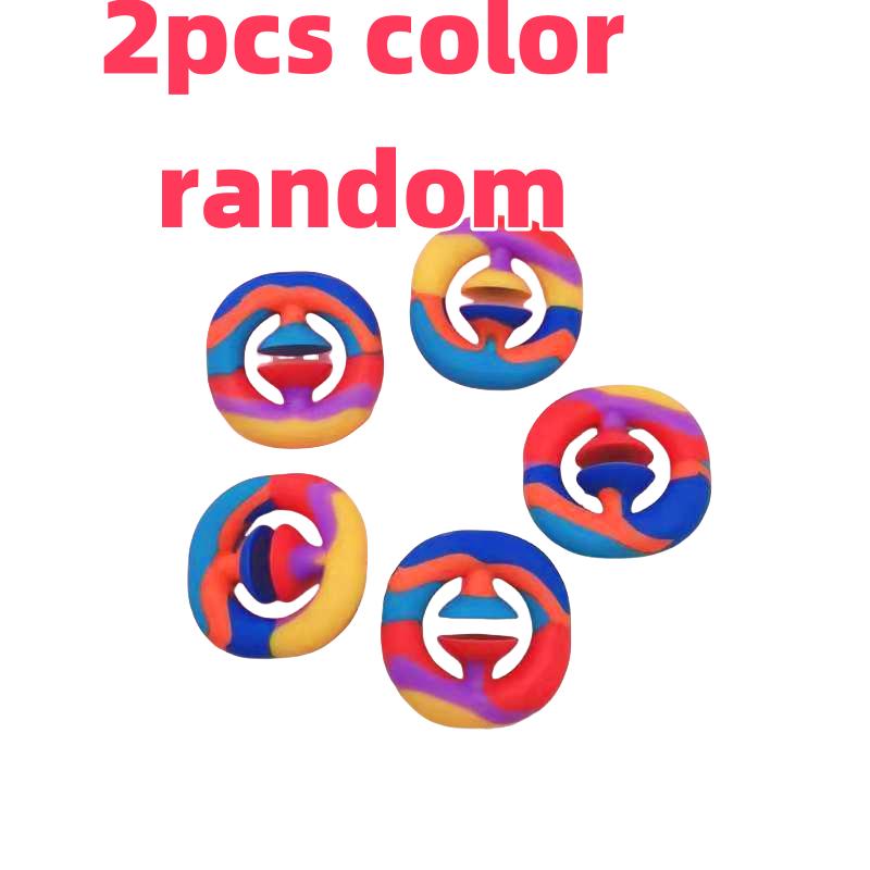 

2Pcs Finger Arm Training Anti-Pressure Finger Grip Decompression Toy Silicone Grip Device Finger Arm Muscle Strength Training