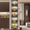 Elegant Chinese-Inspired Resin Decorative Figurines Living Room TV Cabinet Shelf Display Home Decor Gift