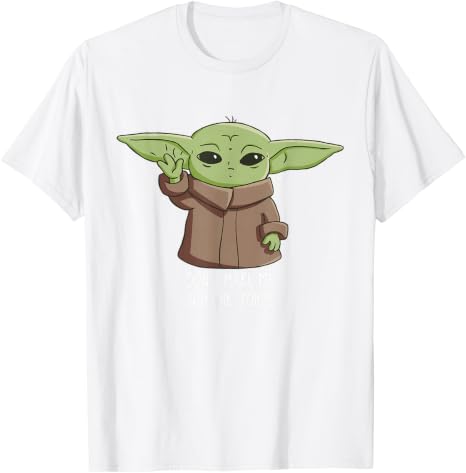 Star Wars The Mandalorian Grogu Don't Make Me Use The Force T-Shirt Unisex