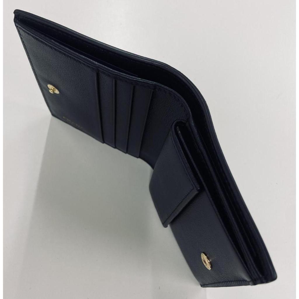 Used PRADA Prada Bi-fold Wallet Black 1MV204 Card Bill New