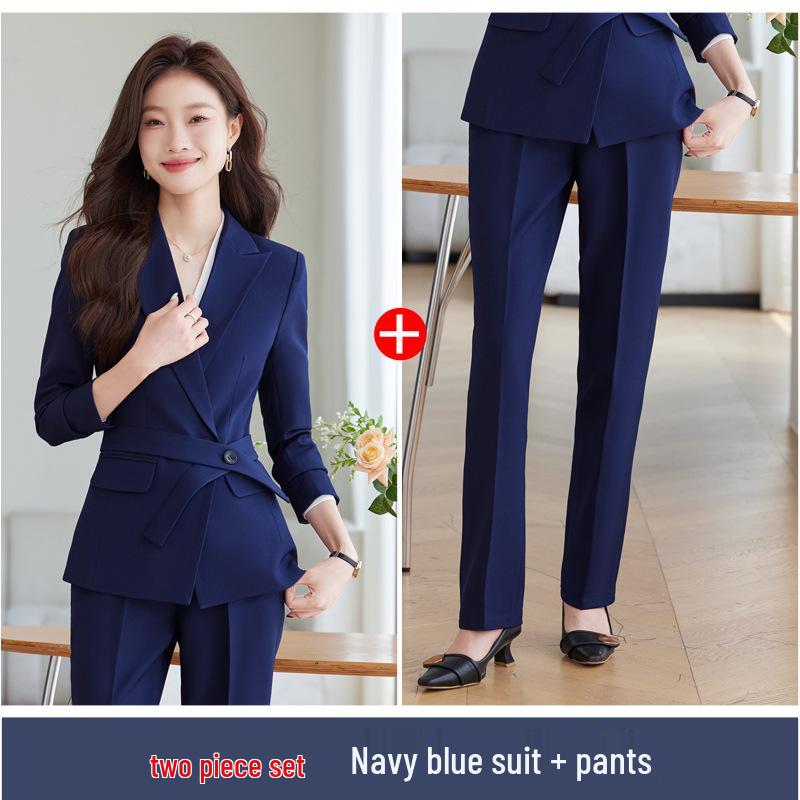 2024 Autumn/Winter Women's Versatile Professional Suit Set with Blazer