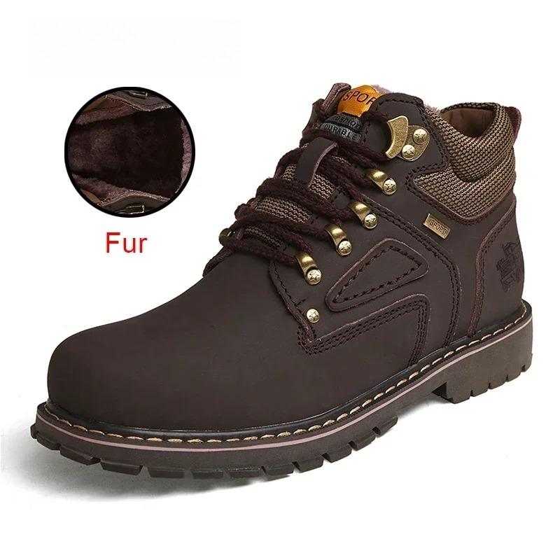 Hiking Shoes Men Waterproof Hunting Boots Tactical Desert Combat Ankle Boots Trekking Shoes Women Work Leather Walking Sneakers