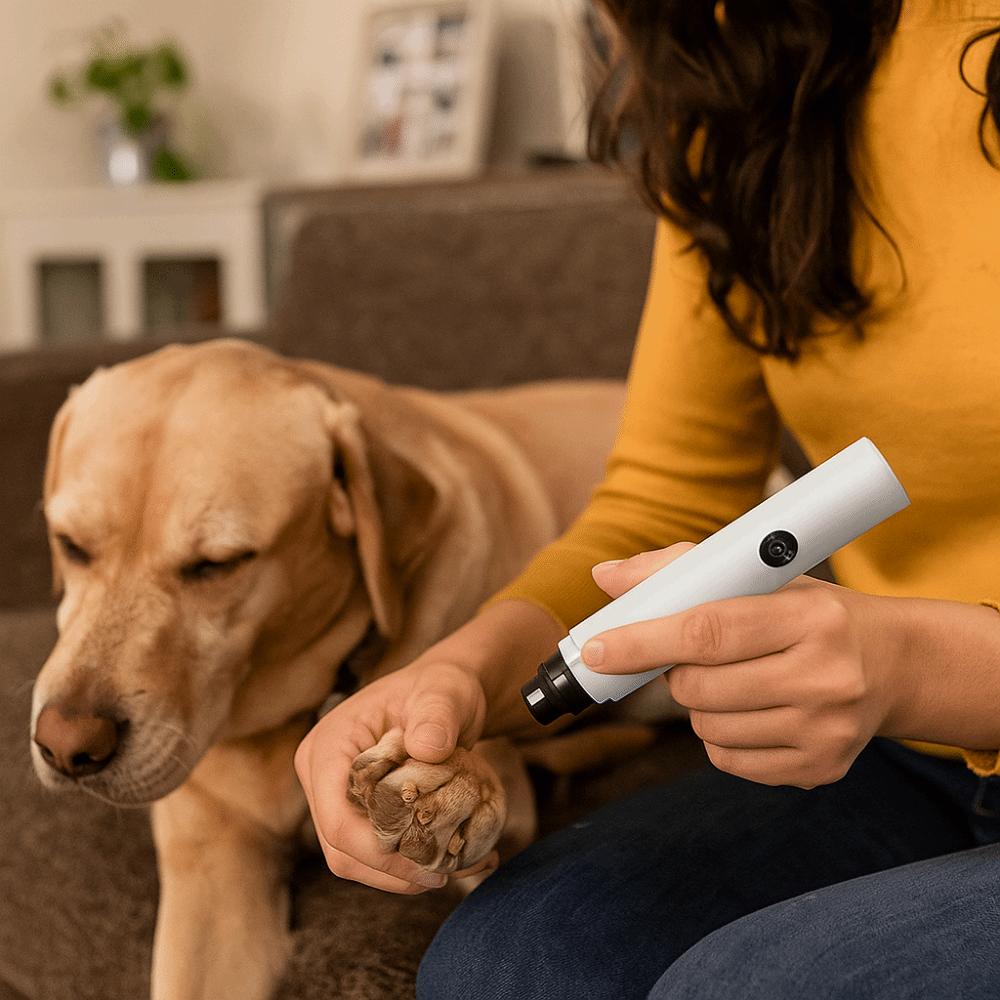 USB Aufladbarer Haustiernagelknipser 3 Farben Haustiernageltrimmer Elektrischer Haustiernagelschleifer Für Katzen Hunde