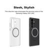 Original Samsung Galaxy S25 Ultra S25+ S25 Plus S25 Clear Magnetic Case with Magnet Compatible Qi2 Charger Protection Case Cover