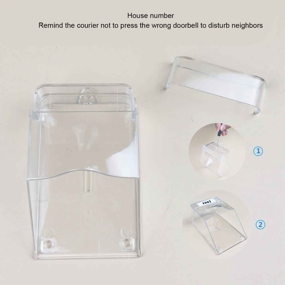 Waterproof Access Control Rain Cover Durable Fingerprint Lock Cover Doorbell Rain Cover  Heavy Rain