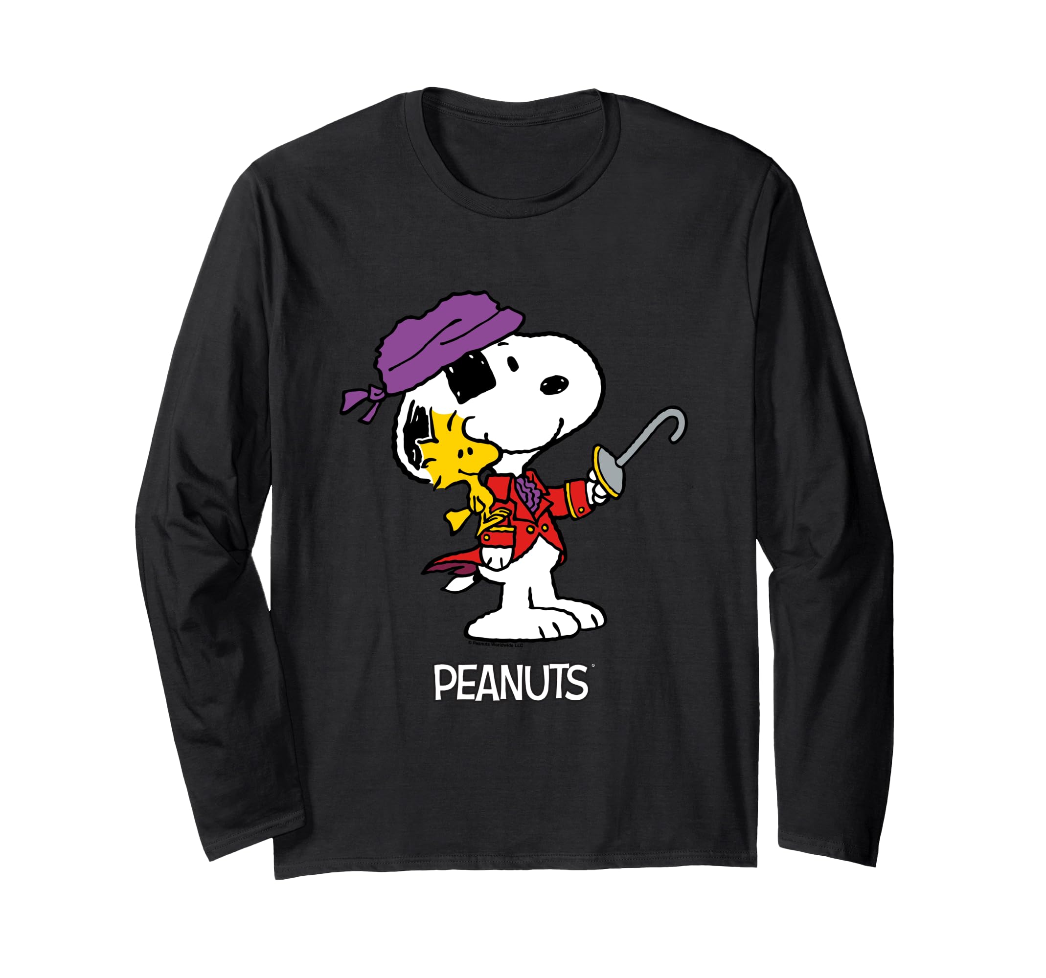 

Peanuts Halloween Pirate Snoopy Woodstock Long Sleeve & T-Shirt