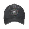 Pi Spiral Math Lover Geek Unisex Women Baseball Caps Distressed Washed Caps Hat Outdoor All Seasons Adjustable Fit Snapback Cap