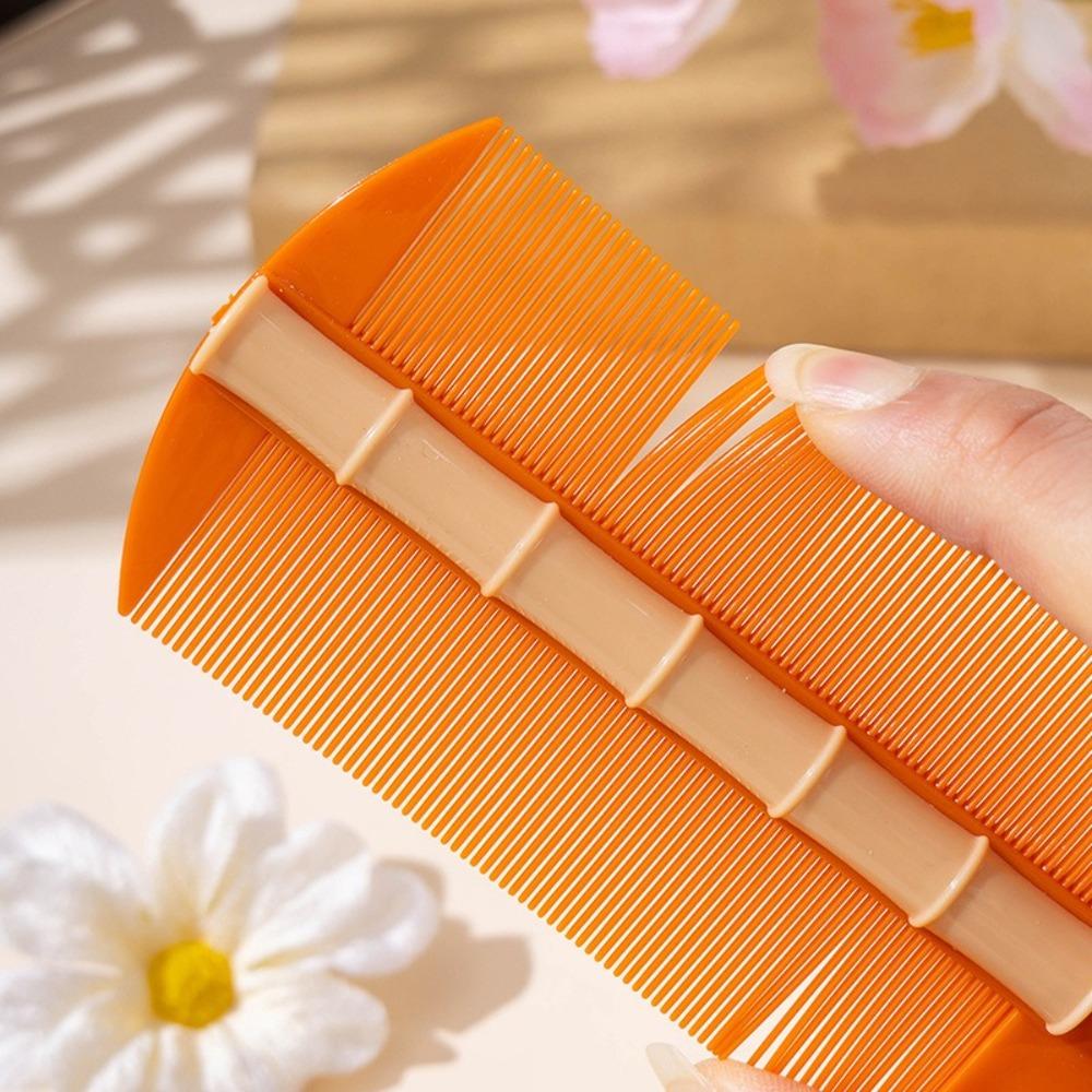 Portable Double-sided Bamboo Lice Comb Remove Dandruff Scalp Ultra-Dense Cleansing Scalp Comb Professional Smooth Massage Comb