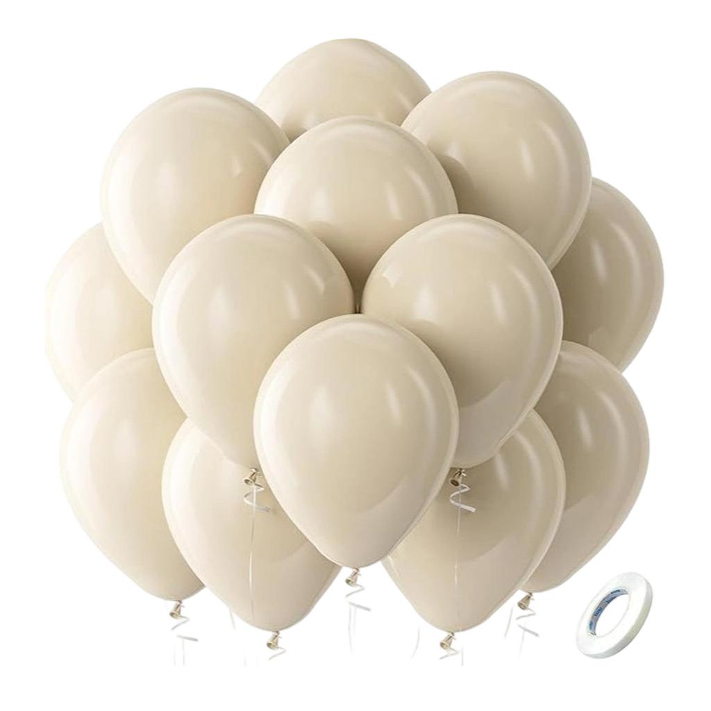 Latex Balloons, 100 Balloons Per Pack, 12-inch Round Helium Balloons, Brightly Colored, Suitable For Birthday And Party Decorations.(Sending Ribbons)