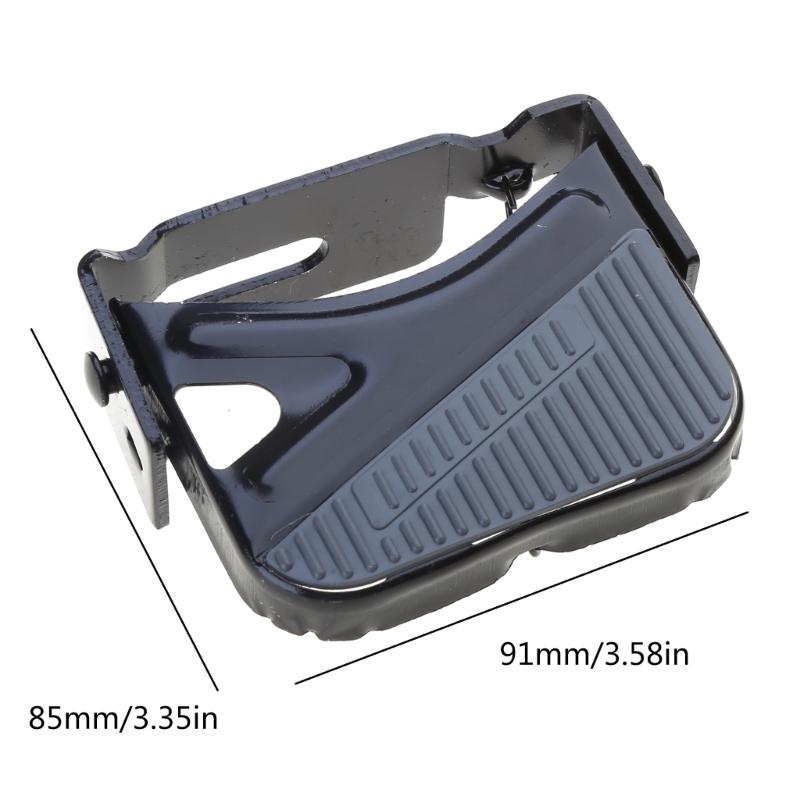 Bike Rear Pedals Footrests Non-Slip Electric Bike Rear for Seat Footrest Pedals