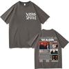 Rapper NATOS WAOR Tour 2025 Grafik T-Shirts Herren Damen Hip Hop Vintage Oversized T-Shirt Lässige Mode Kurzarm T-Shirts