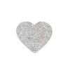 Elegant Sequins Heart Phone Holder: Women's Magnetic Ring & Stand for TV Viewing