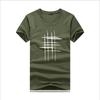 Tops Men Printing Short Sleeve T Shirt Cotton Casual Blouse