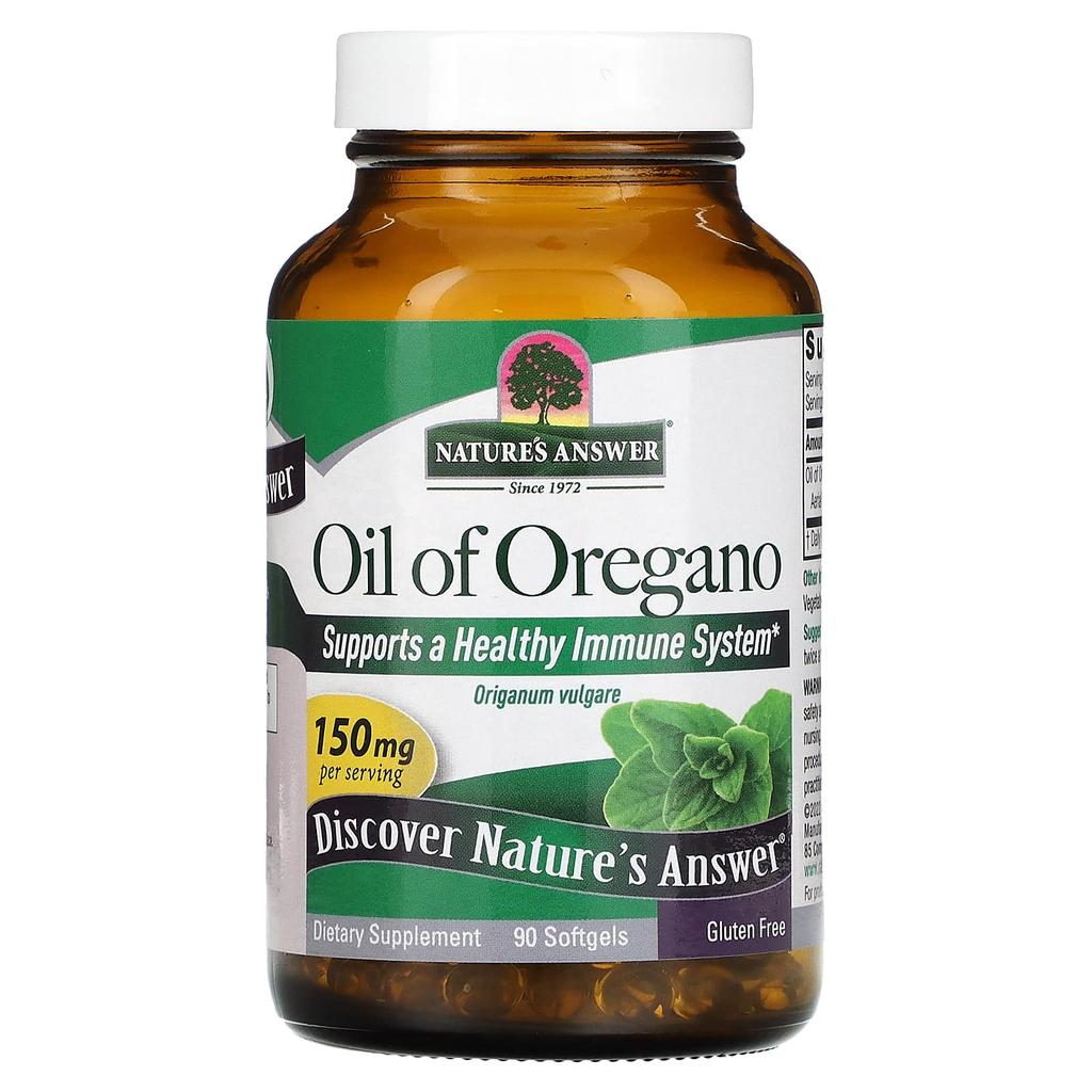 Nature's Answer Oil of Oregano, 150Mg, 90 Softgels
