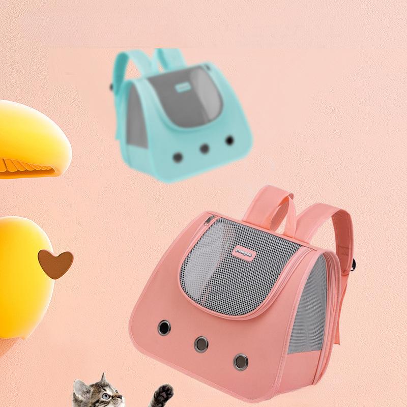 Katze Tasche Atmungsaktiver Katzenrucksack Faltbarer Katzenrucksack Tragbar Schulter Tragbar Katzenrucksack Haustiertasche