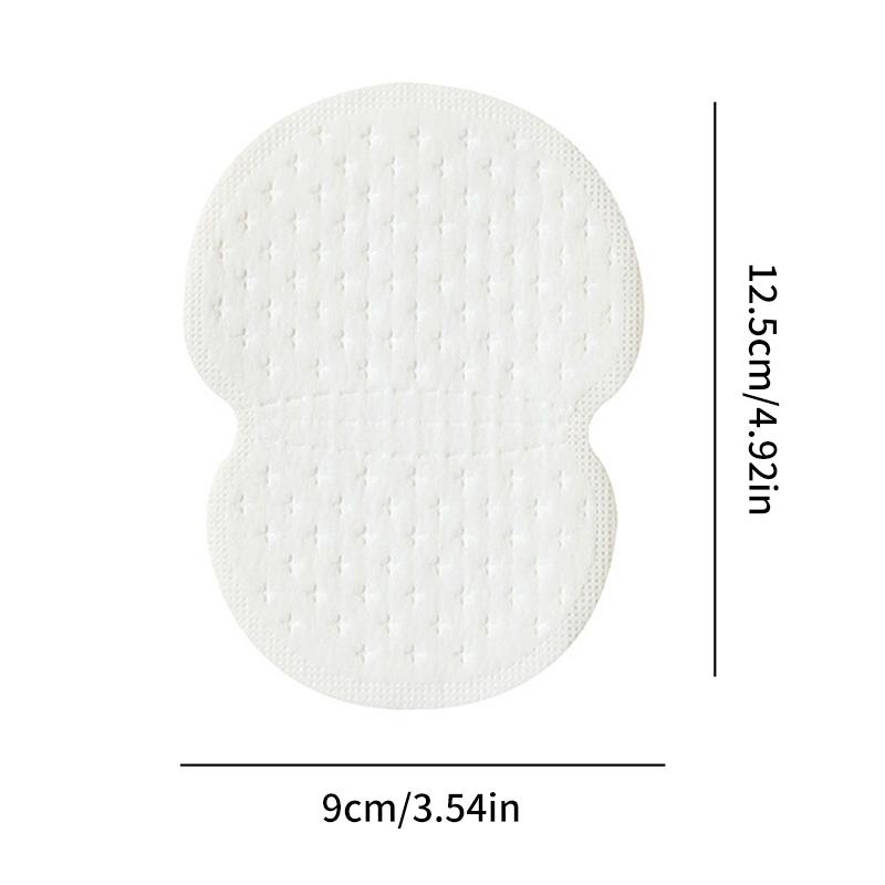 50Pcs Underarm Sweat Absorbing Stick Pads Armpit Liner Anti-Odor Breathable Invisible Adhesive Mint Clothes Deodorant Summer