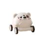 Manqi Cartoon Cute Pet Ejection Toy Car - Trendy Inertia Toy for Kids