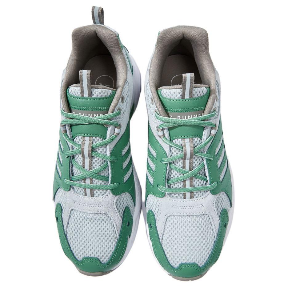 Adidas Neo JZ Runner Fashion Comfortable Slip Resistant Durable Low Top Lifestyle Casual Shoes Unisex Casual Shoes White Green JH5074