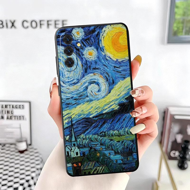 Van Gogh Oil Painting Aesthetics Soft Phone Case for Samsung A17 A37 A57 A16 A26 A36 A56 A15 A25 A35 A55 A14 A24 A34 A54 A13 A23