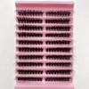 3D Mink Effect Cluster Lashes 8-16mm Volume Lash New Faux Mink Eyelashes  for Women